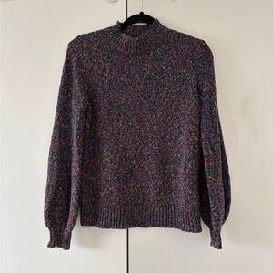 Anthropologie Multicolor Cowl Neck Sweater